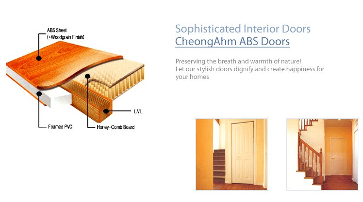 Sophisticated interior doors Cheongahm ABS Door Preserving the breath and warmth of nature! Bring the best for utmost dignity! A door that exudes style and dignity, Door to happiness